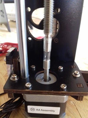 Notice left-hand side Z axis stopper